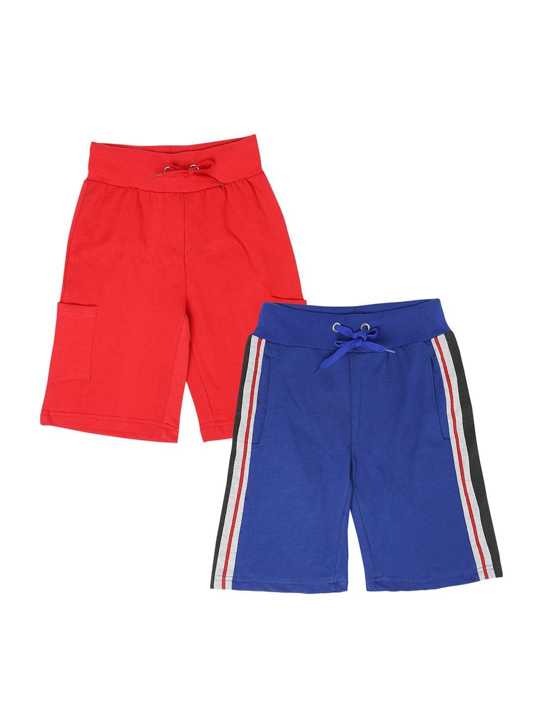 raine and jaine boys pack of 2 pure cotton shorts