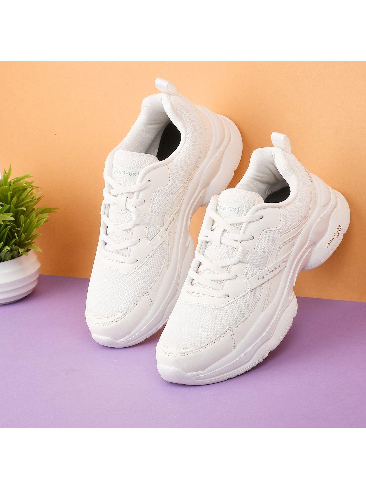 raise white womens running shoes