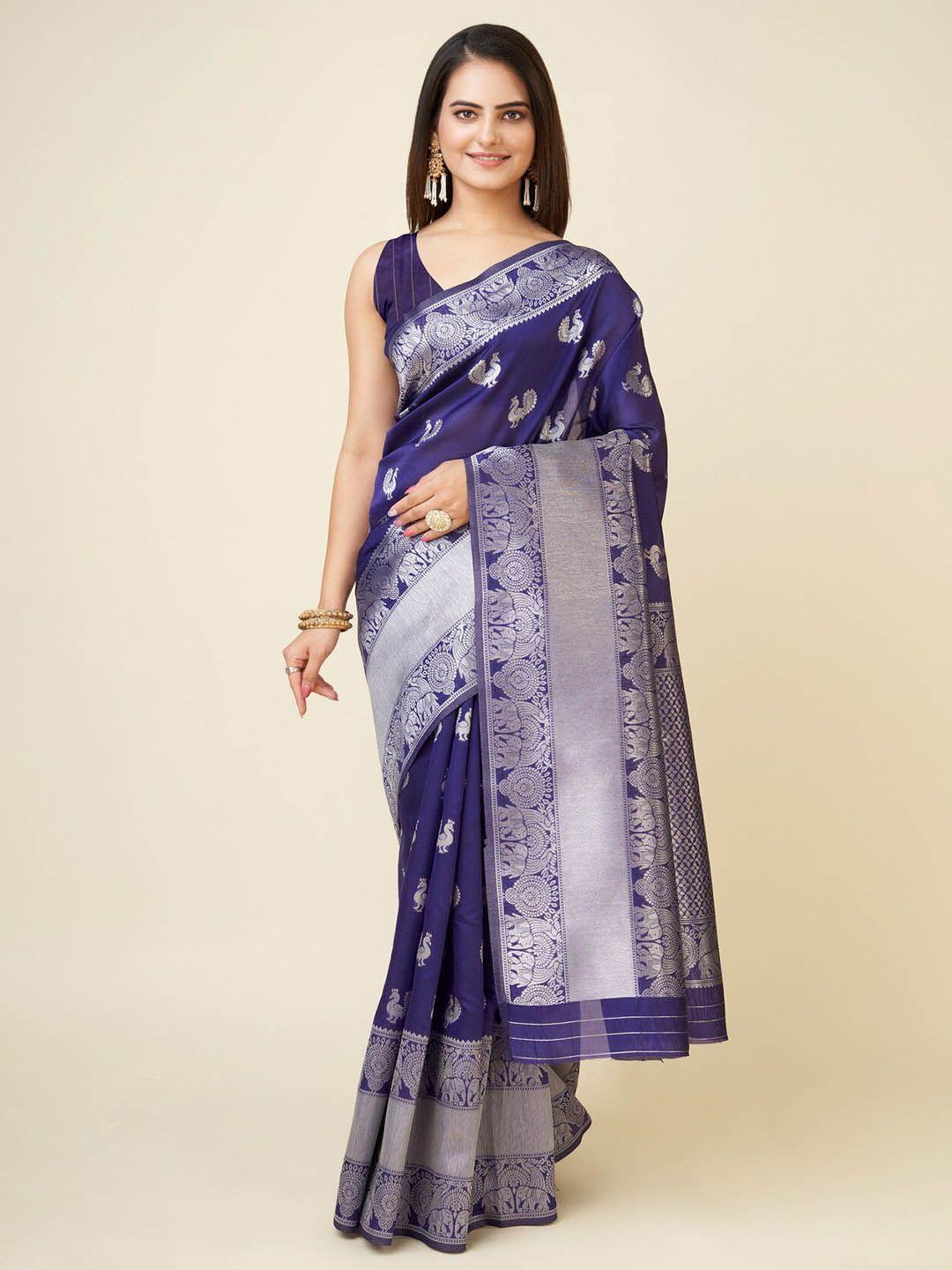 raj dharma silk ethnic motif woven design zari banarasi saree