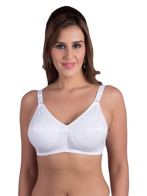 rajnie white non wired non padded minimizer bra