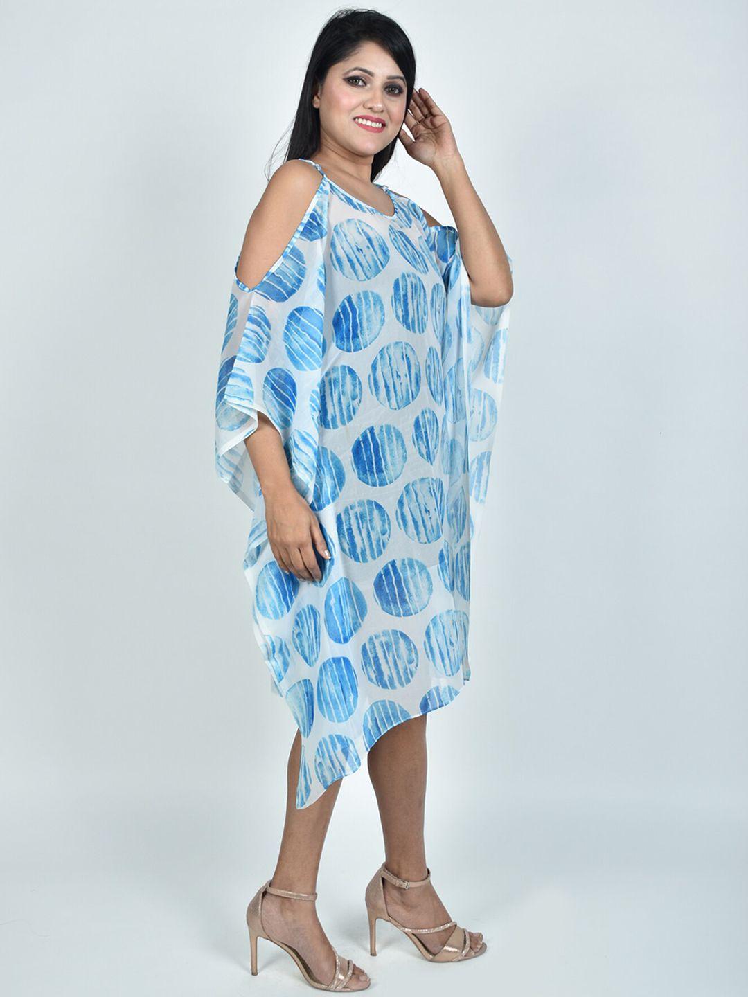 rajoria instyle abstract printed kaftan dress