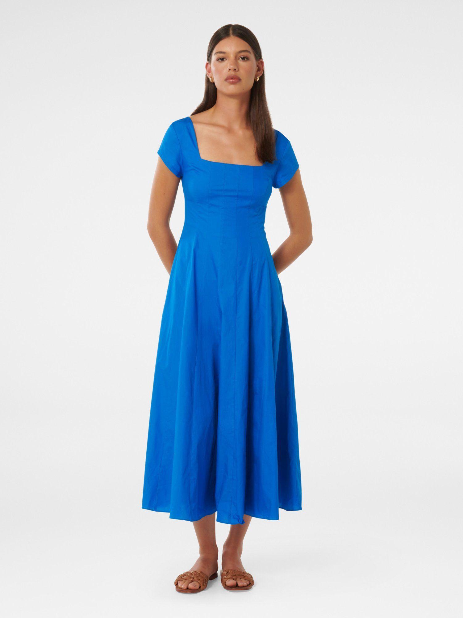 raleigh half sleeve midi dress