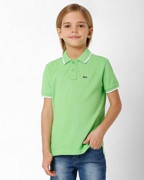 ralph in cotton polo t-shirt