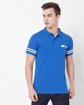 ralph striped slim fit polo t-shirt