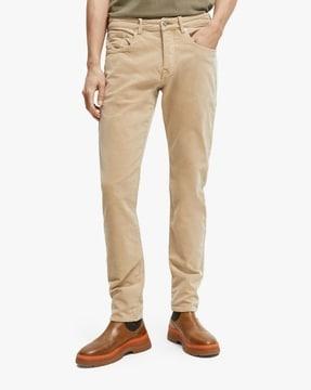 ralston slim fit flat-front pants