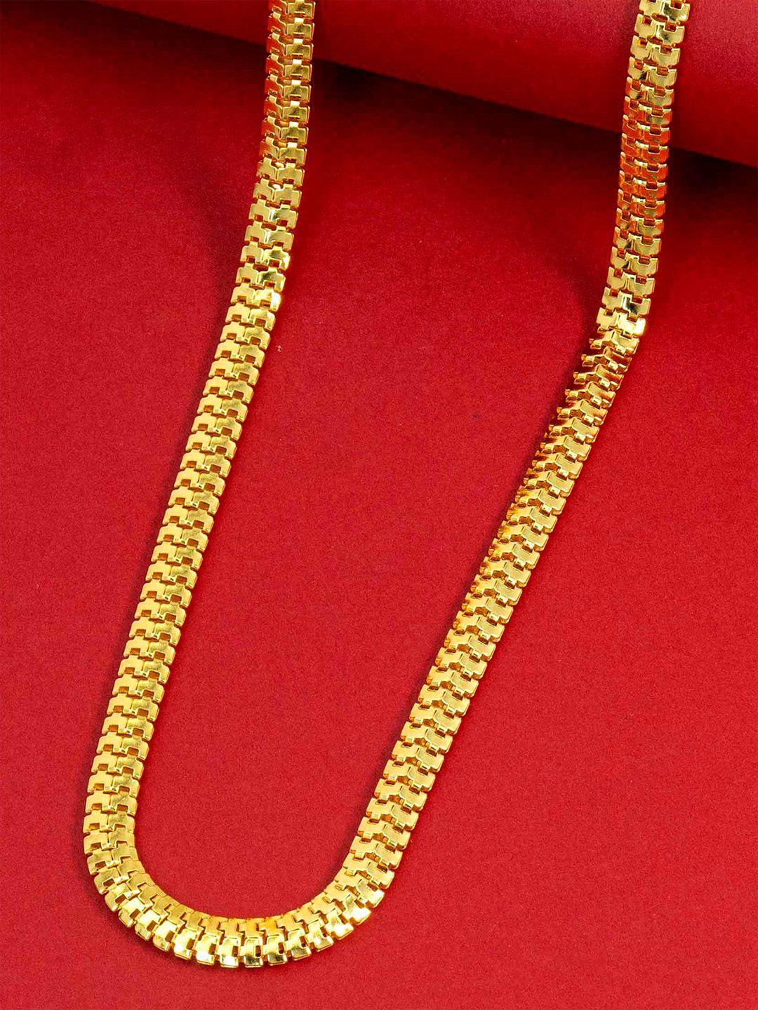 ramdev art fashion jwellery gold-plated minimal necklace