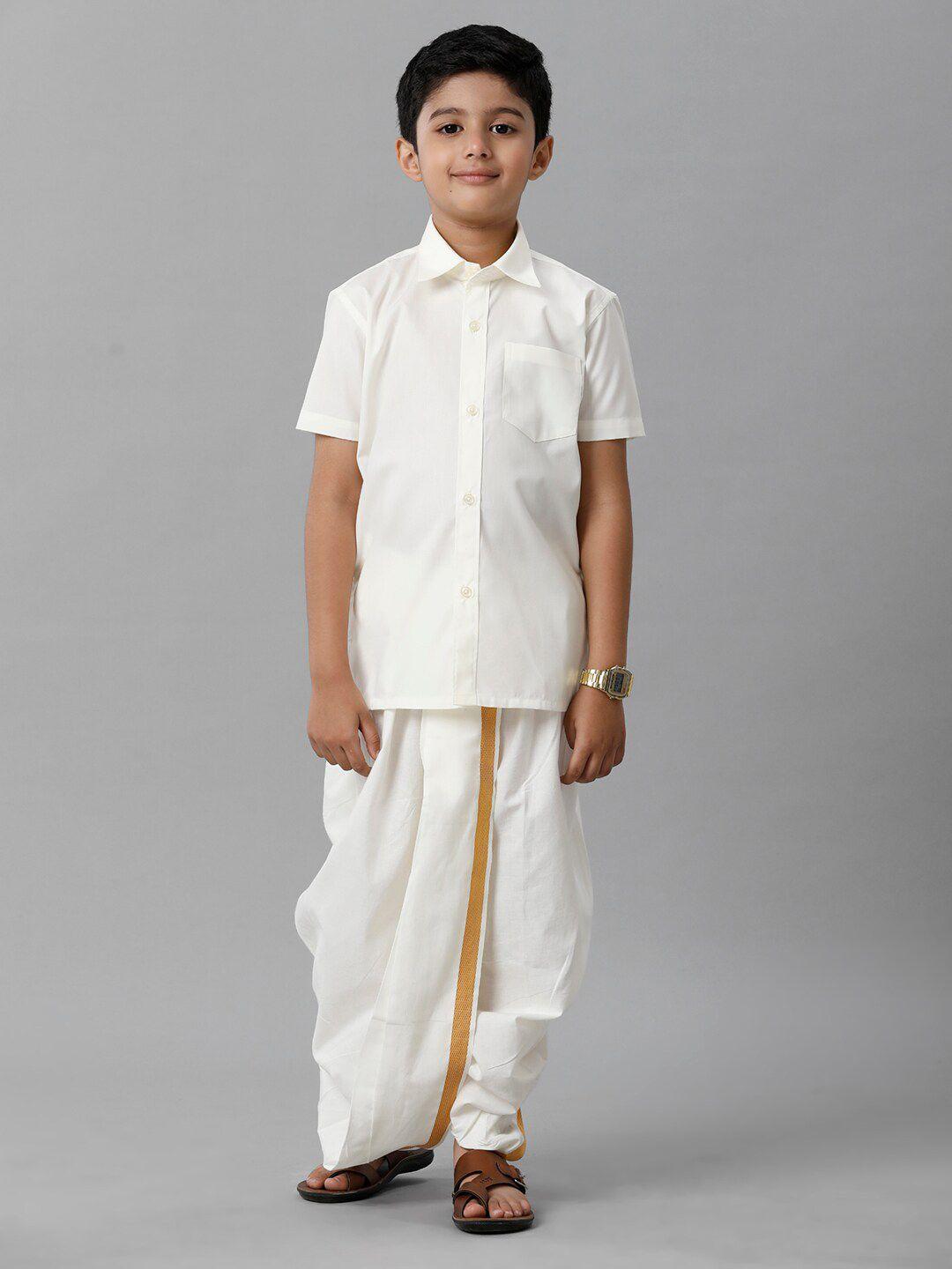 ramraj boys shirt with panchakacham