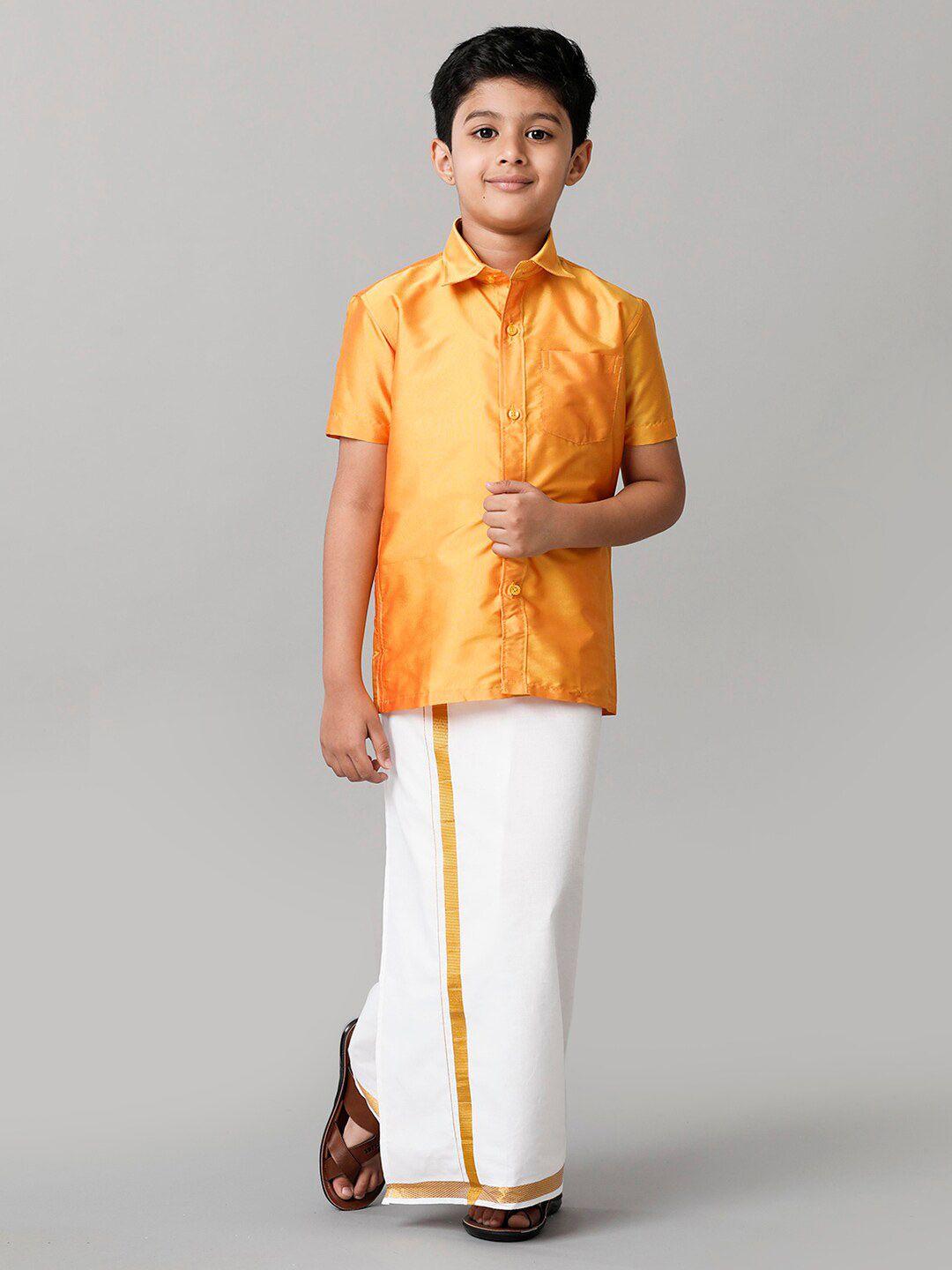 ramraj boys shirt with veshti