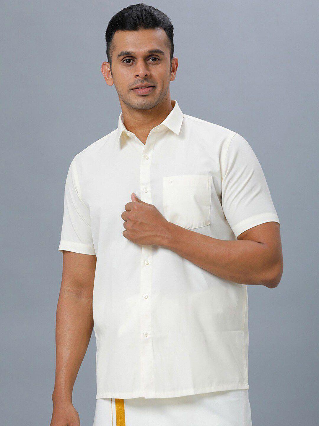 ramraj classic opaque cotton casual shirt