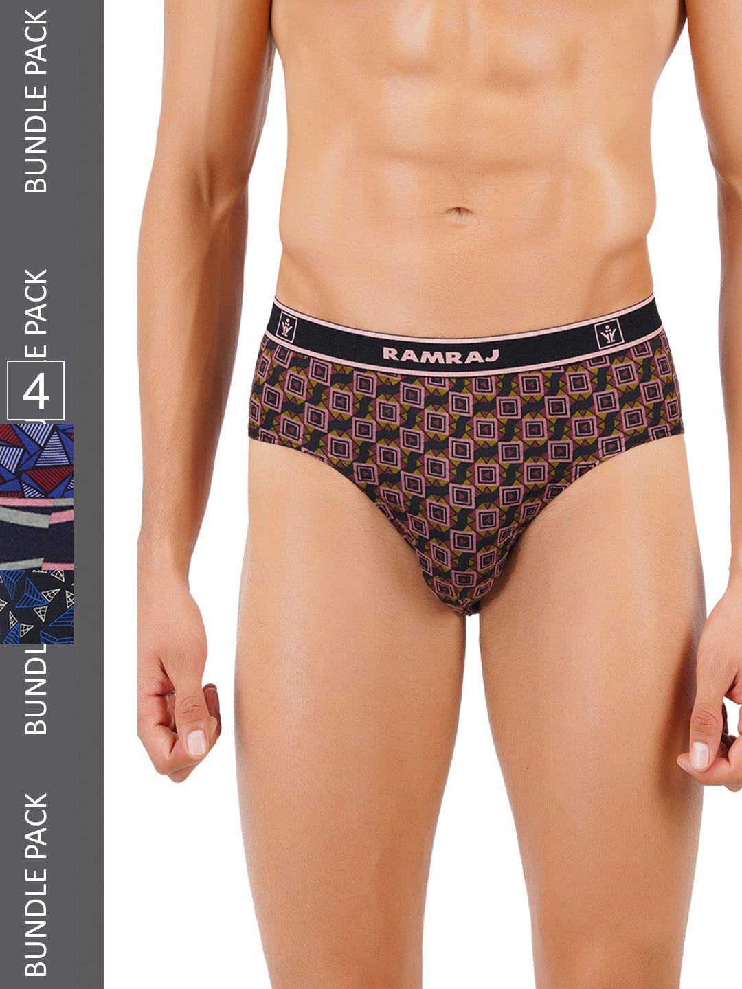 ramraj men pack of 4 basic briefs sparkleoe4p