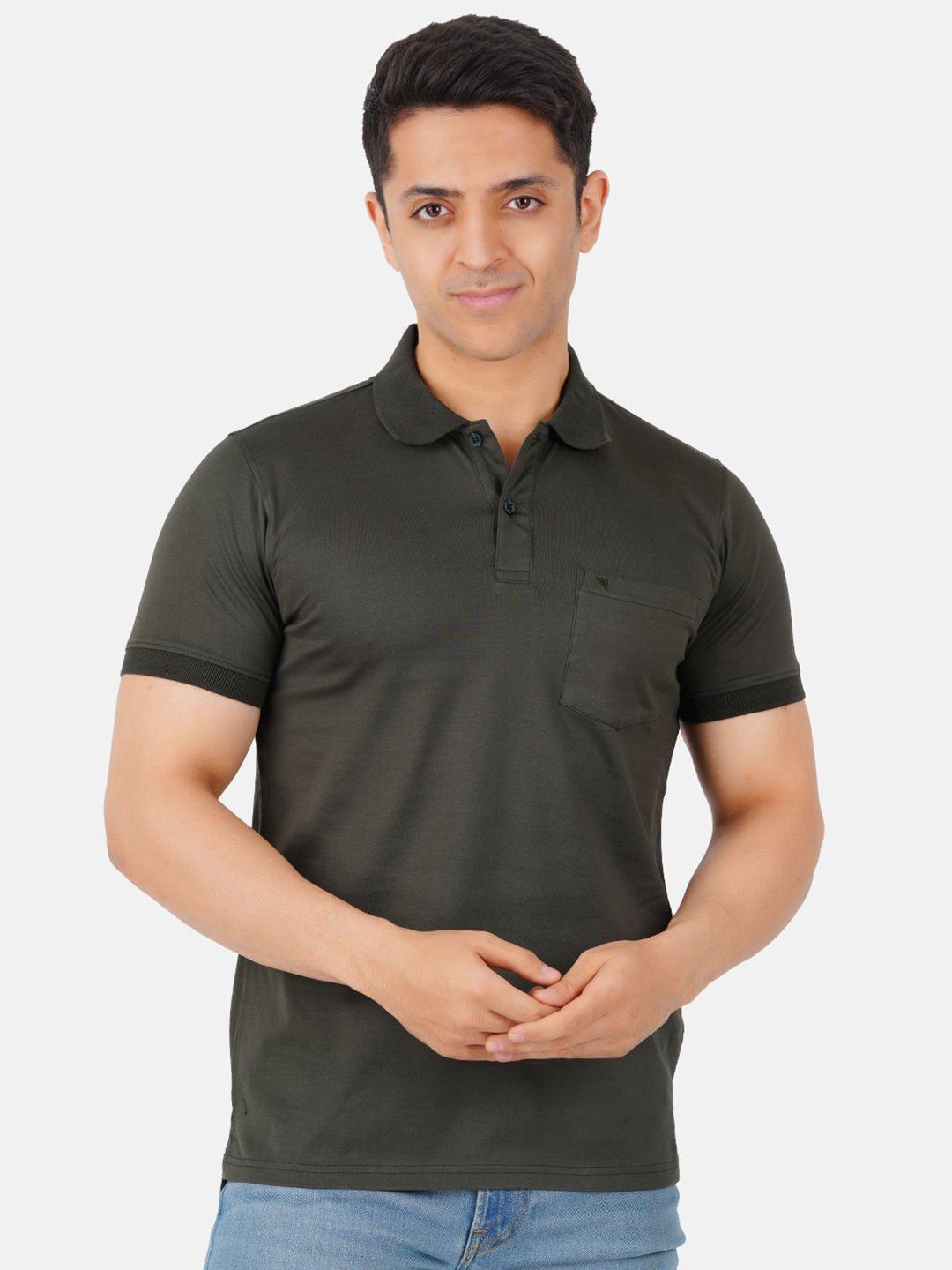 ramraj men polo collar pure cotton t-shirt