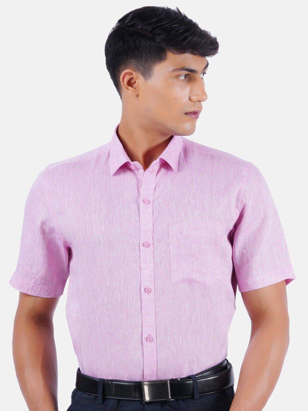 ramraj original pure linen formal shirt