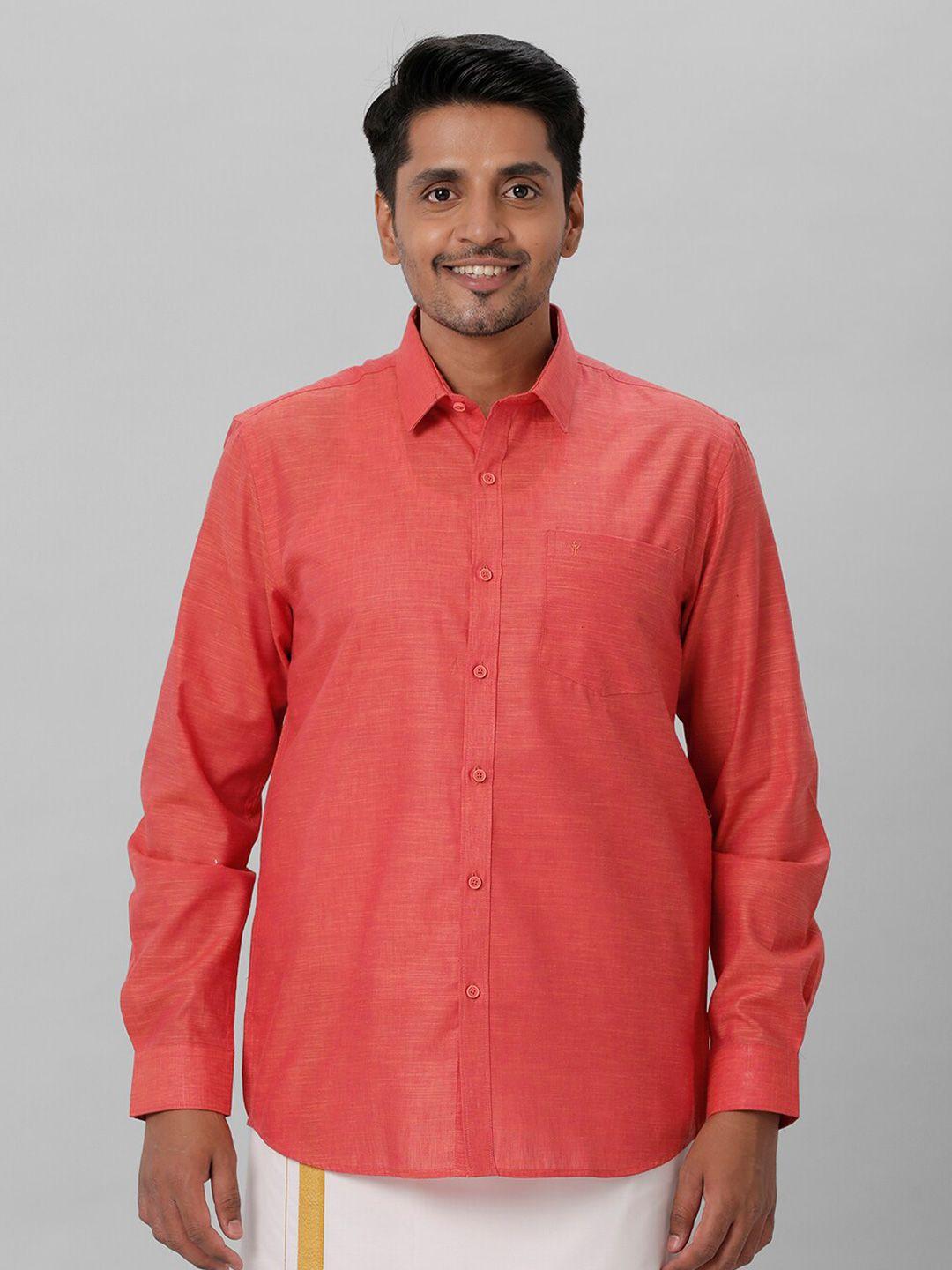 ramraj spread collar long sleeves casual shirt