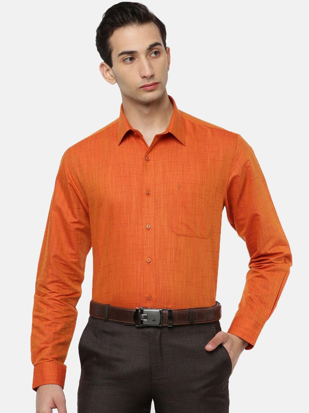 ramraj tailored fit formal pure cotton shirt
