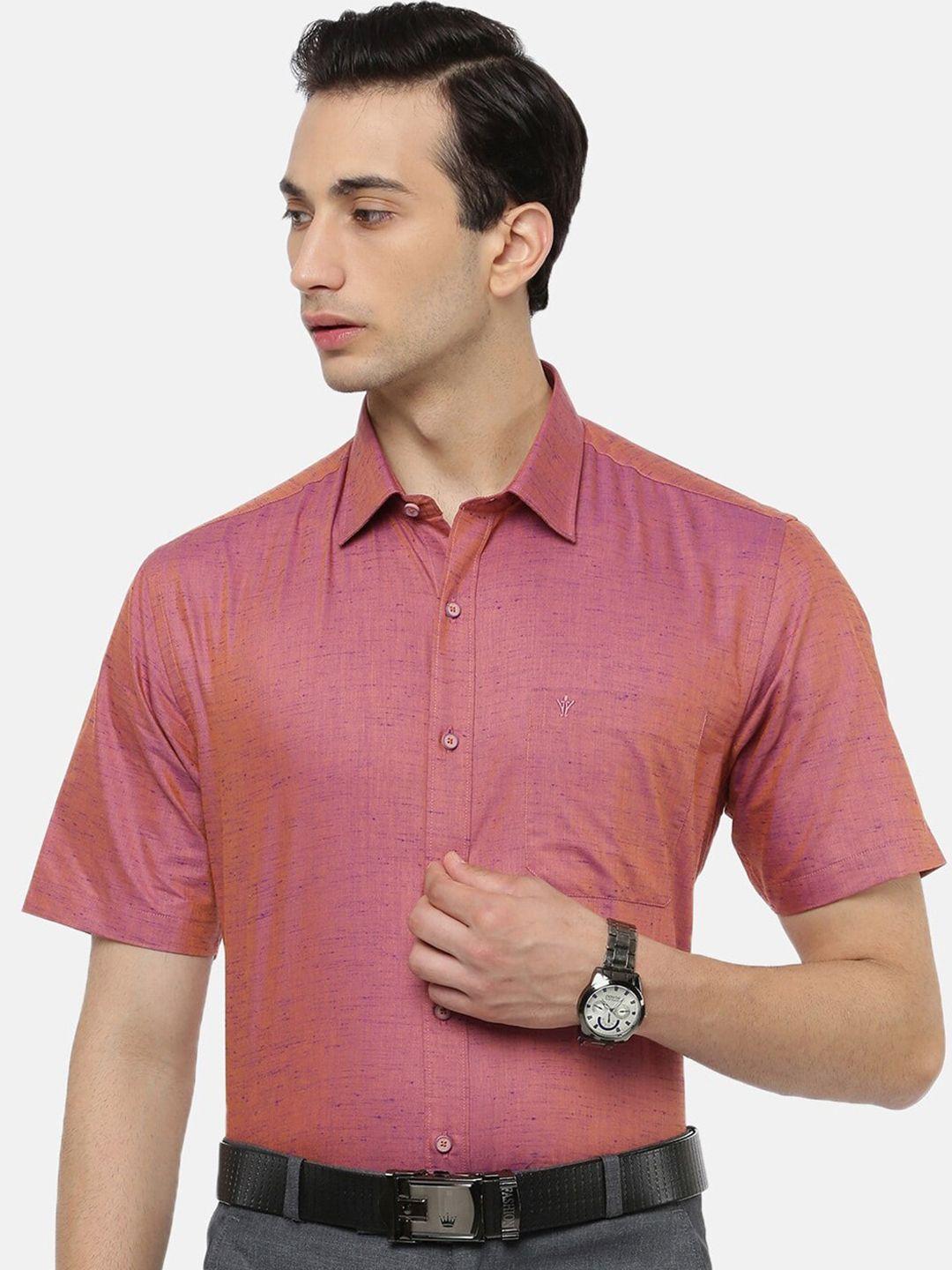 ramraj tailored fit pure cotton formal shirt