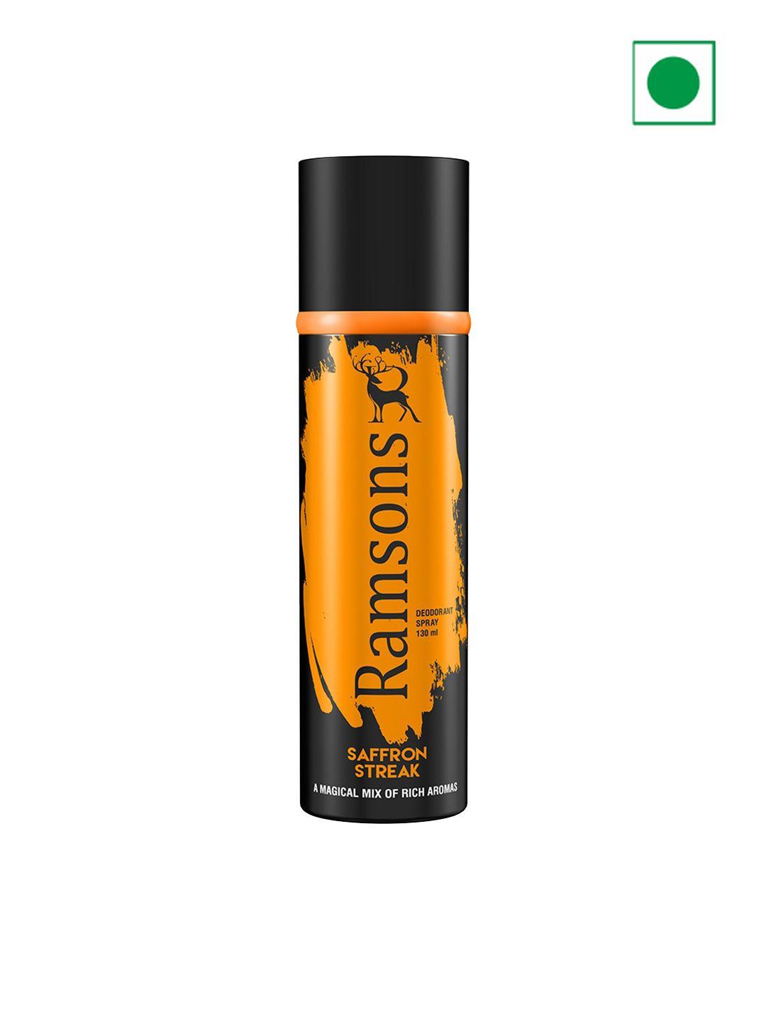 ramsons saffron streak long-lasting deodorant spray - 87g