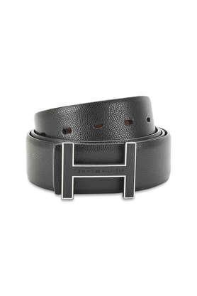 randers solid leather formal men's belt - tan