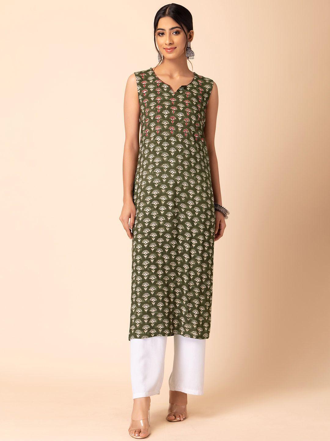 rang by indya floral printed kurta