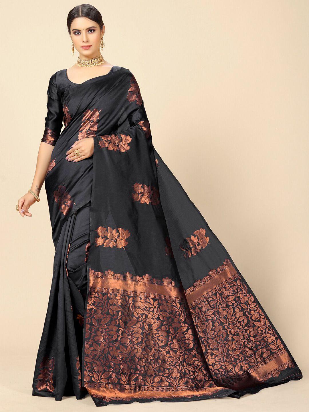 rangita floral woven design zari banarasi saree