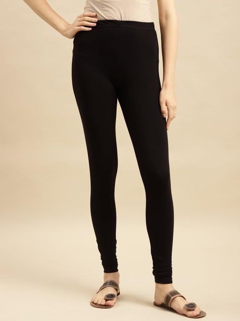 rangita black cotton leggings