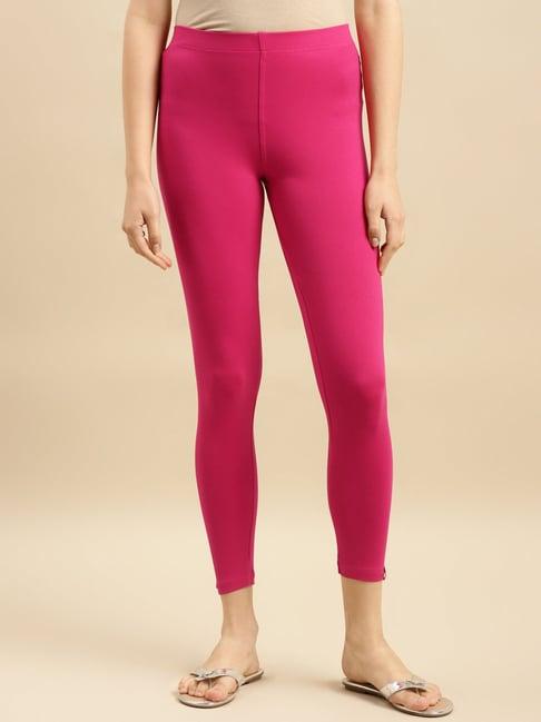 rangita pink cotton leggings