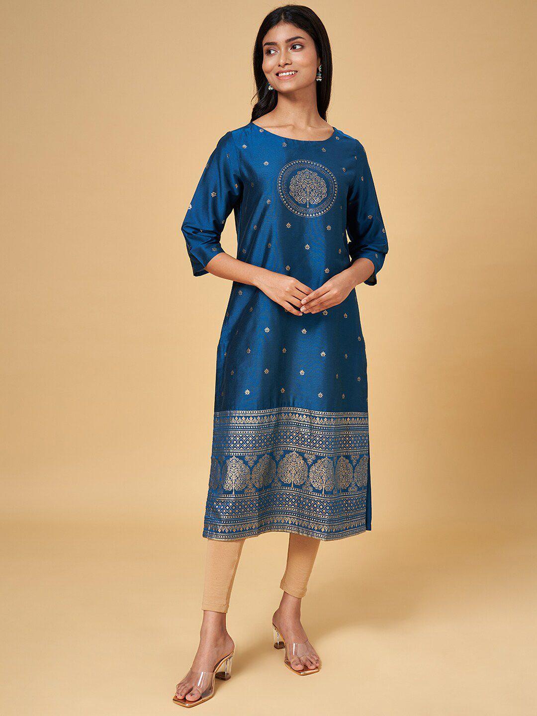 rangmanch by pantaloons ethnic motifs printed kurta