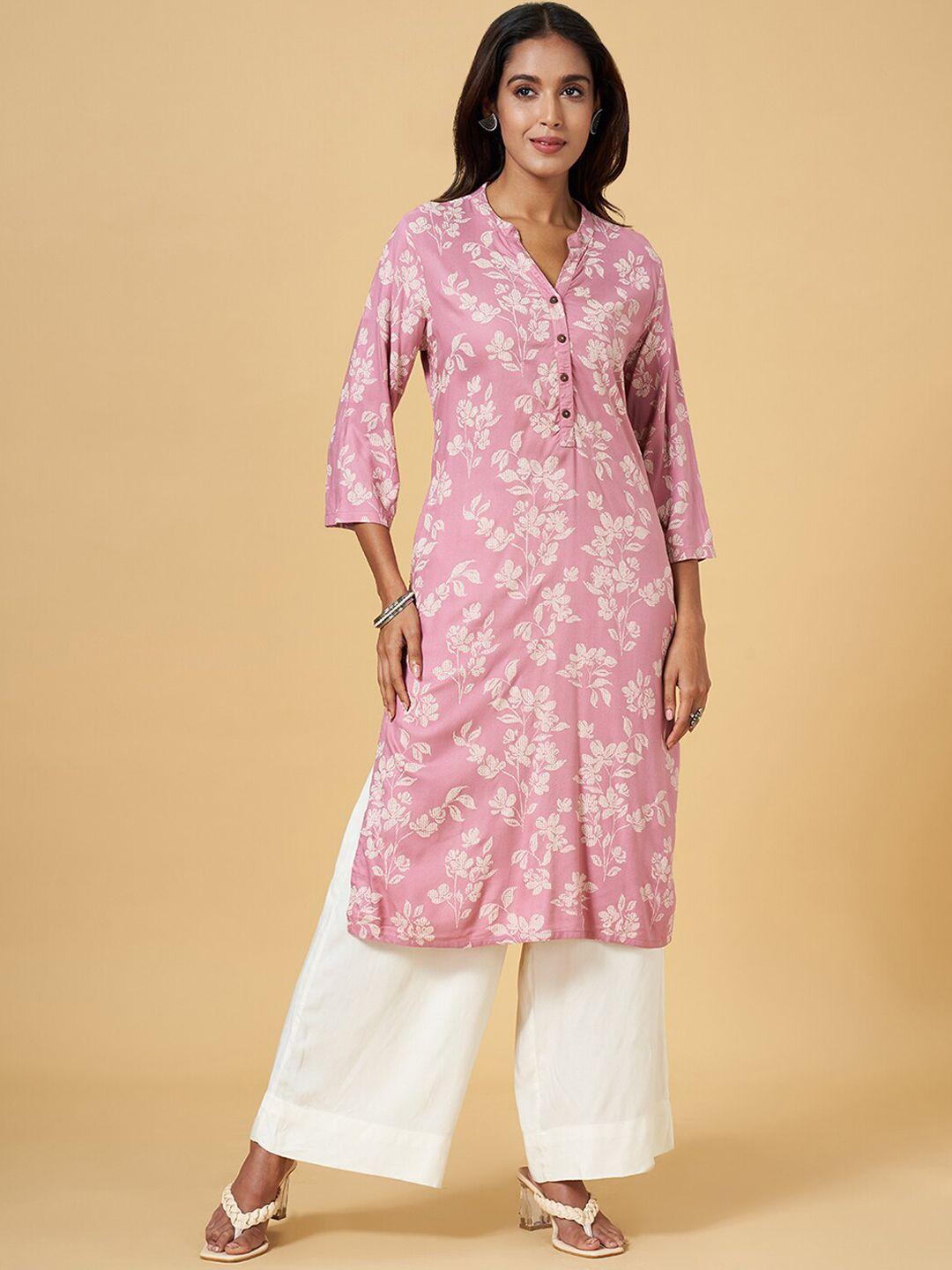 rangmanch by pantaloons floral printed kurta