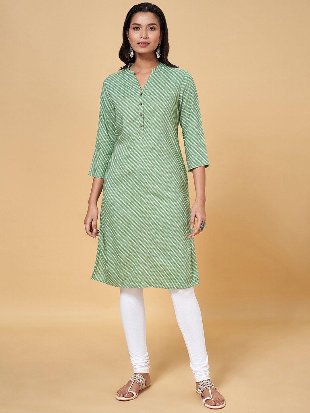 rangmanch by pantaloons leheriya printed kurta