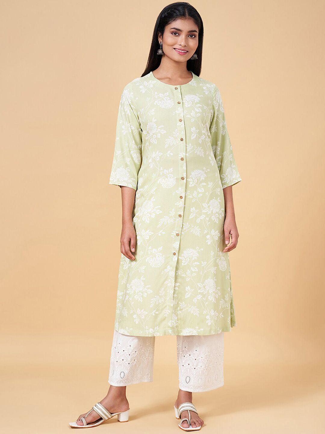 rangmanch by pantaloons printed pastels kurta