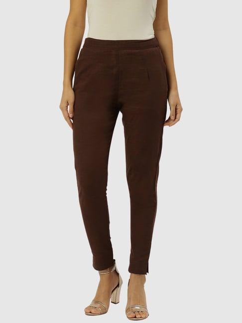 rangmayee brown cotton pants