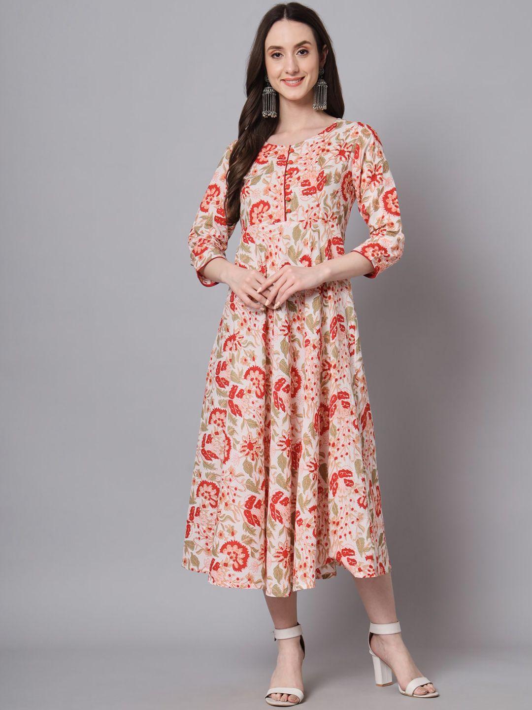 rangmayee floral printed dress