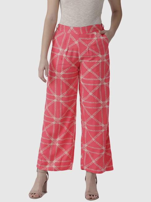 rangmayee pink printed pants