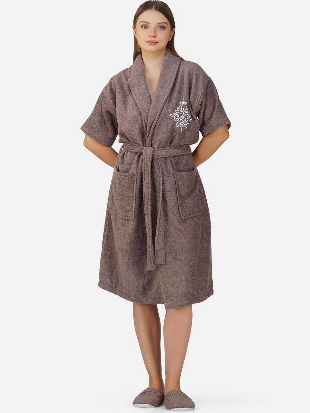 rangoli cotton bath robe