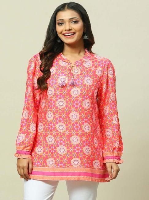 rangriti pink printed top