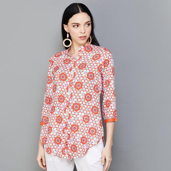 rangriti women floral printed top