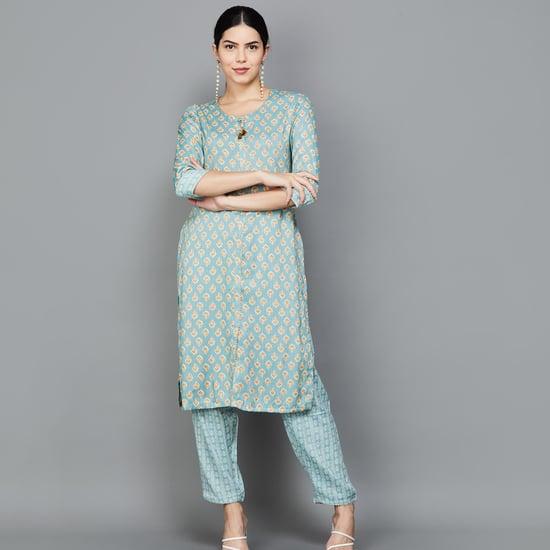 rangriti women printed straight kurta set