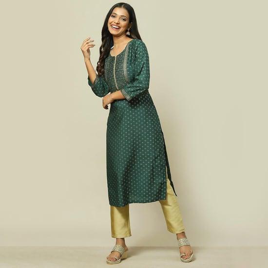 rangriti women printed straight kurta