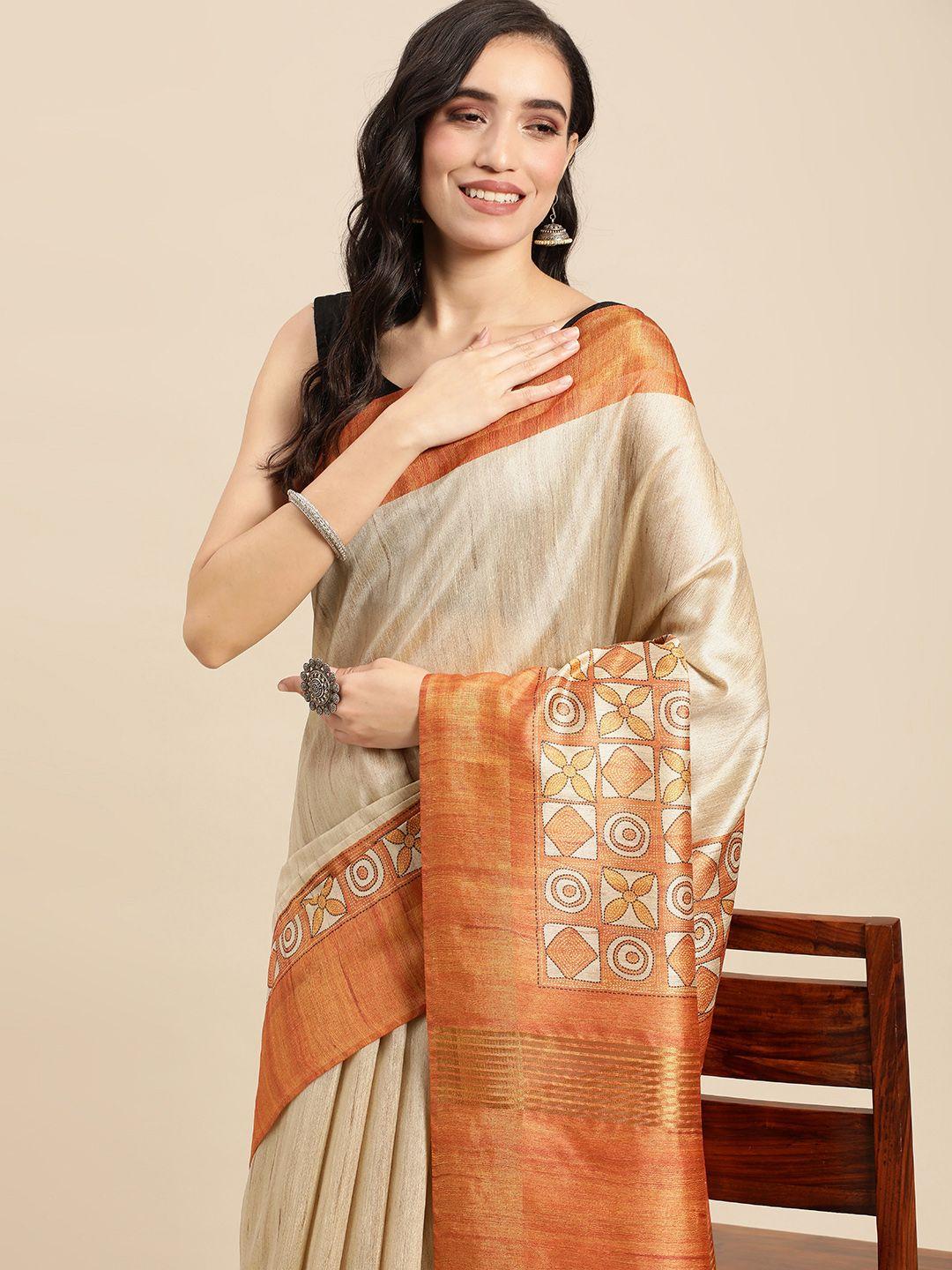 rani saahiba ethnic motifs art tussar silk bhagalpuri saree