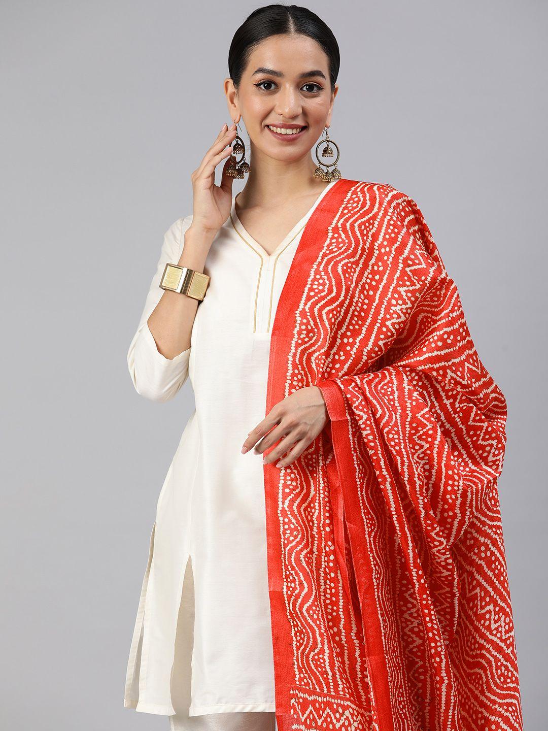 rani saahiba bandhani printed dupatta