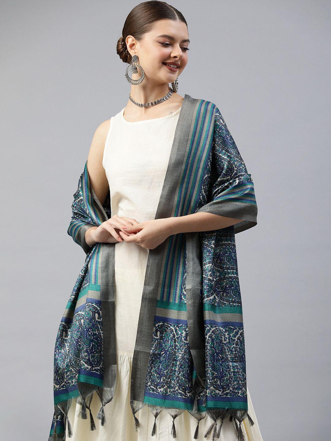 rani saahiba ethnic motifs printed kalamkari dupatta