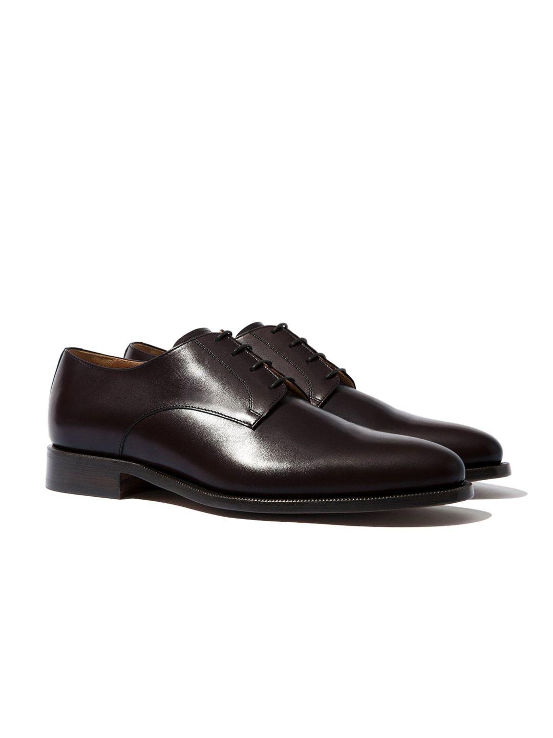 rapawalk burgundy handcrafted standard width leather derbys