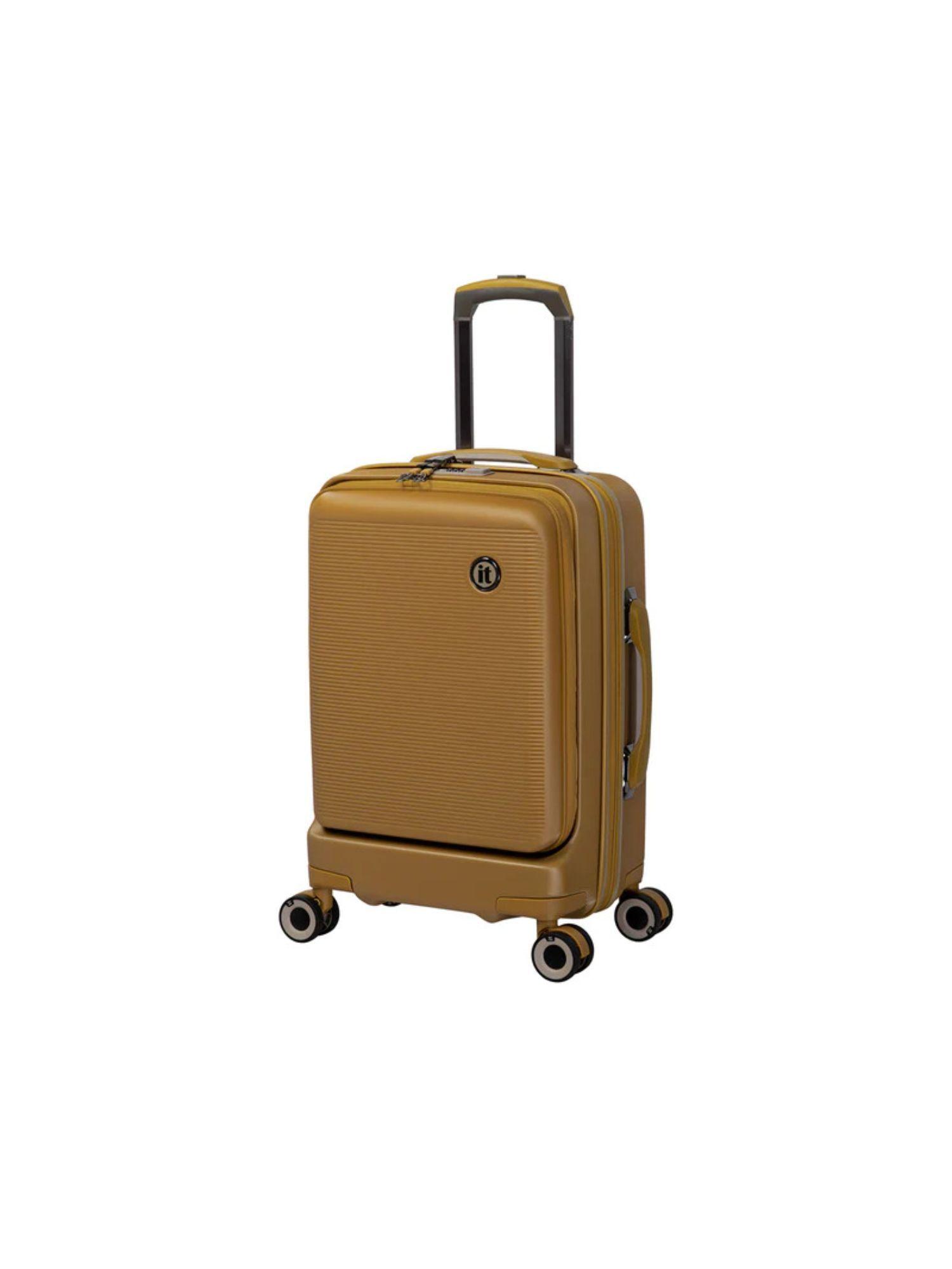 rapidity amber gold expandable trolley bag