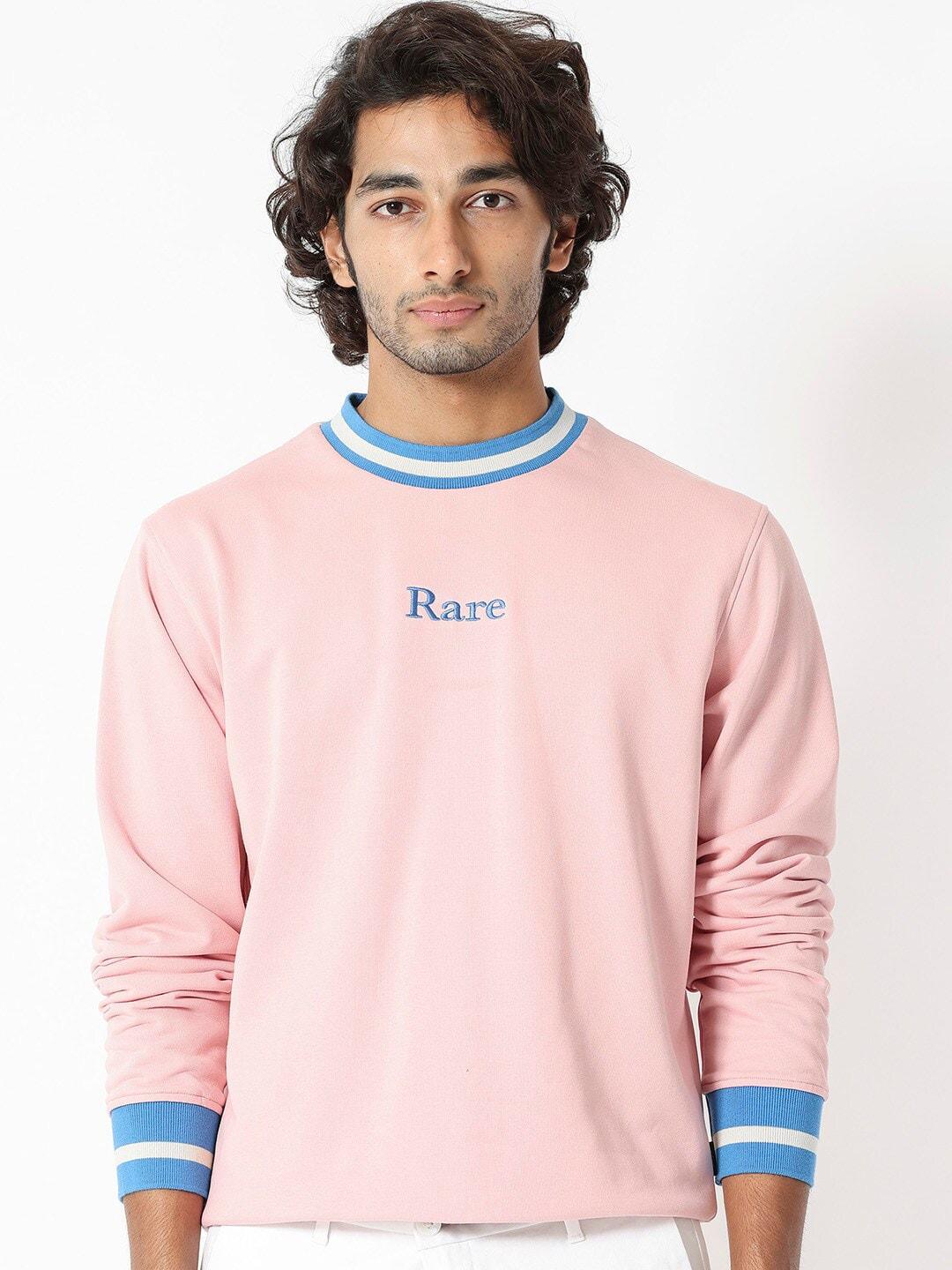 rare rabbit brand logo printed cotton sweatshirt