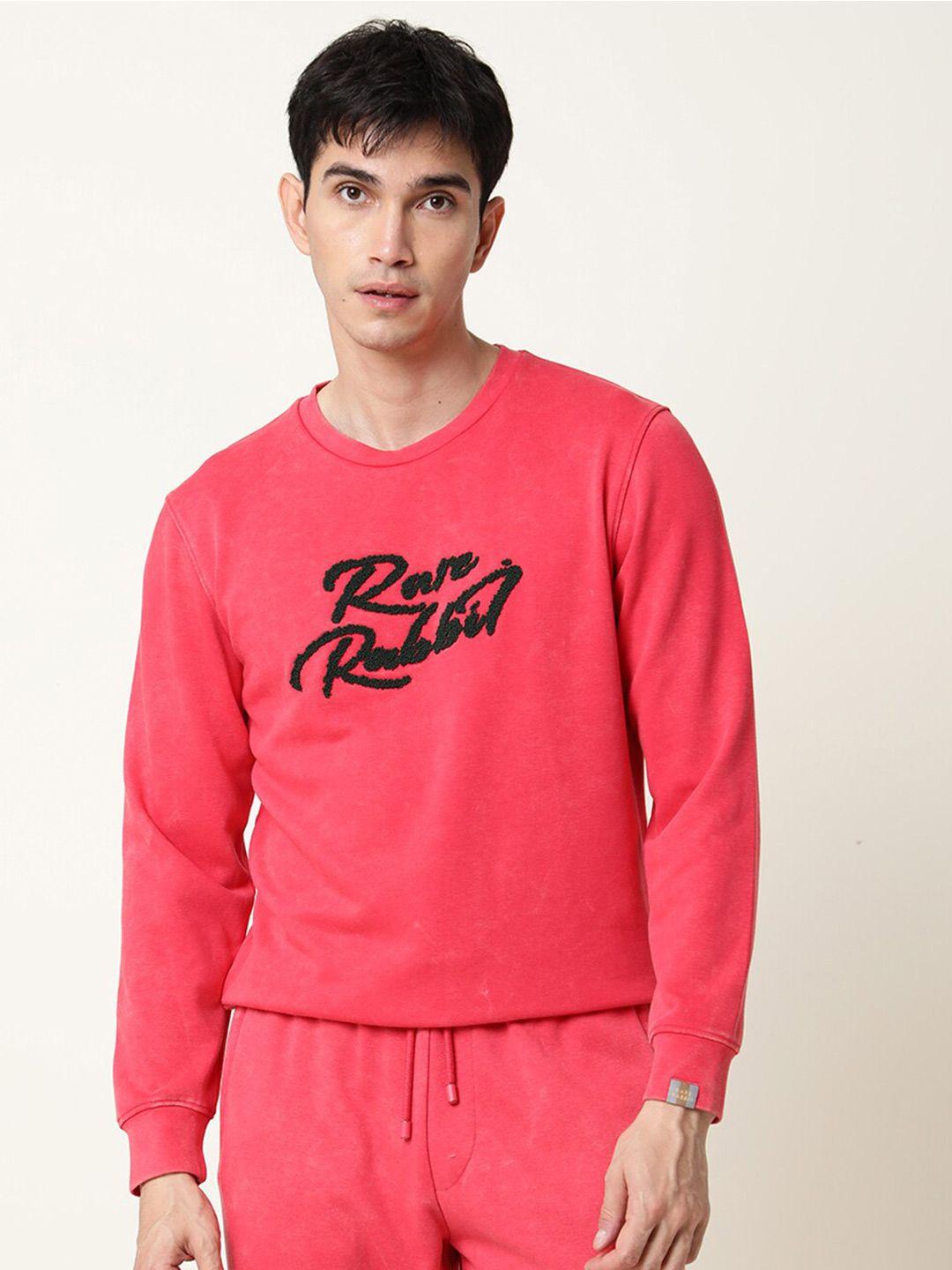 rare rabbit men red sweatshirt