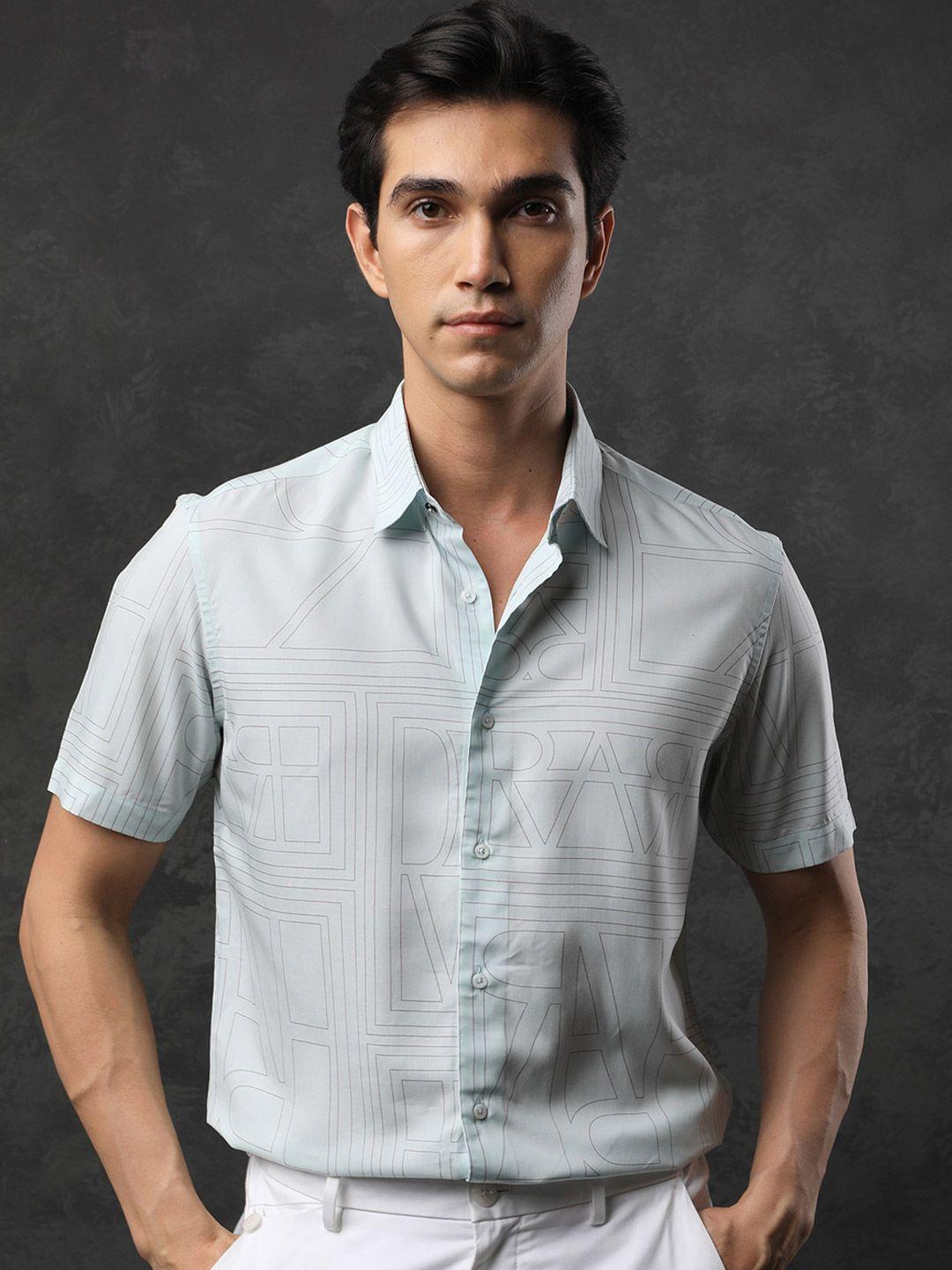 rare-rabbit-men-turquoise-blue-slim-fit-opaque-checked-casual-shirt