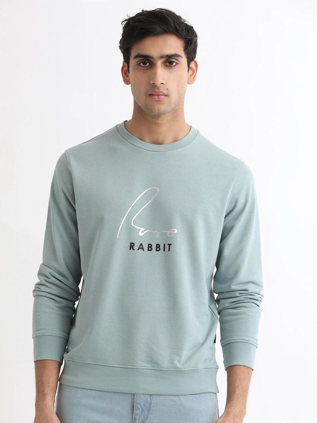 rare rabbit round neck cotton sweatshirt