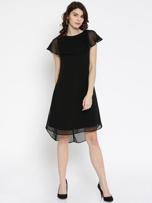 rare black a-line dress