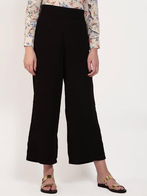 rare black high rise trousers