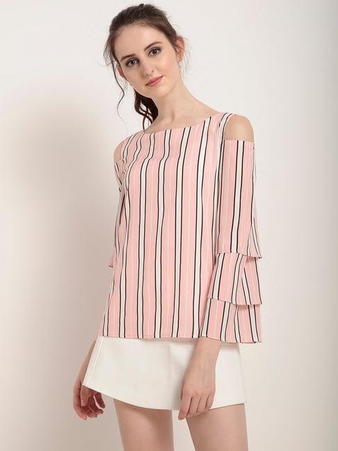 rare pink striped top