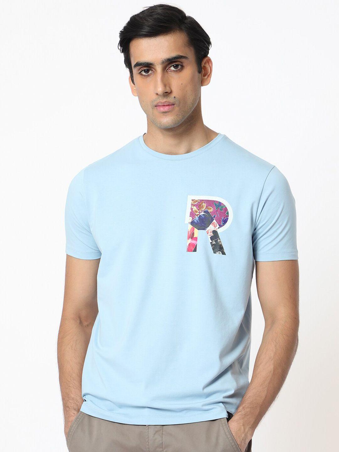 rare rabbit graphic printed slim fit cotton t-shirt